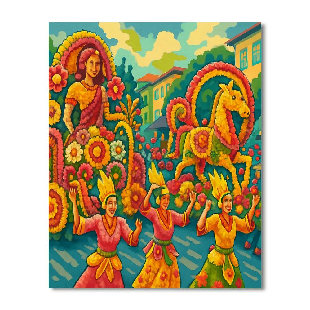 Panagbenga Festival - Baguio, Philippines Painting Number Kit