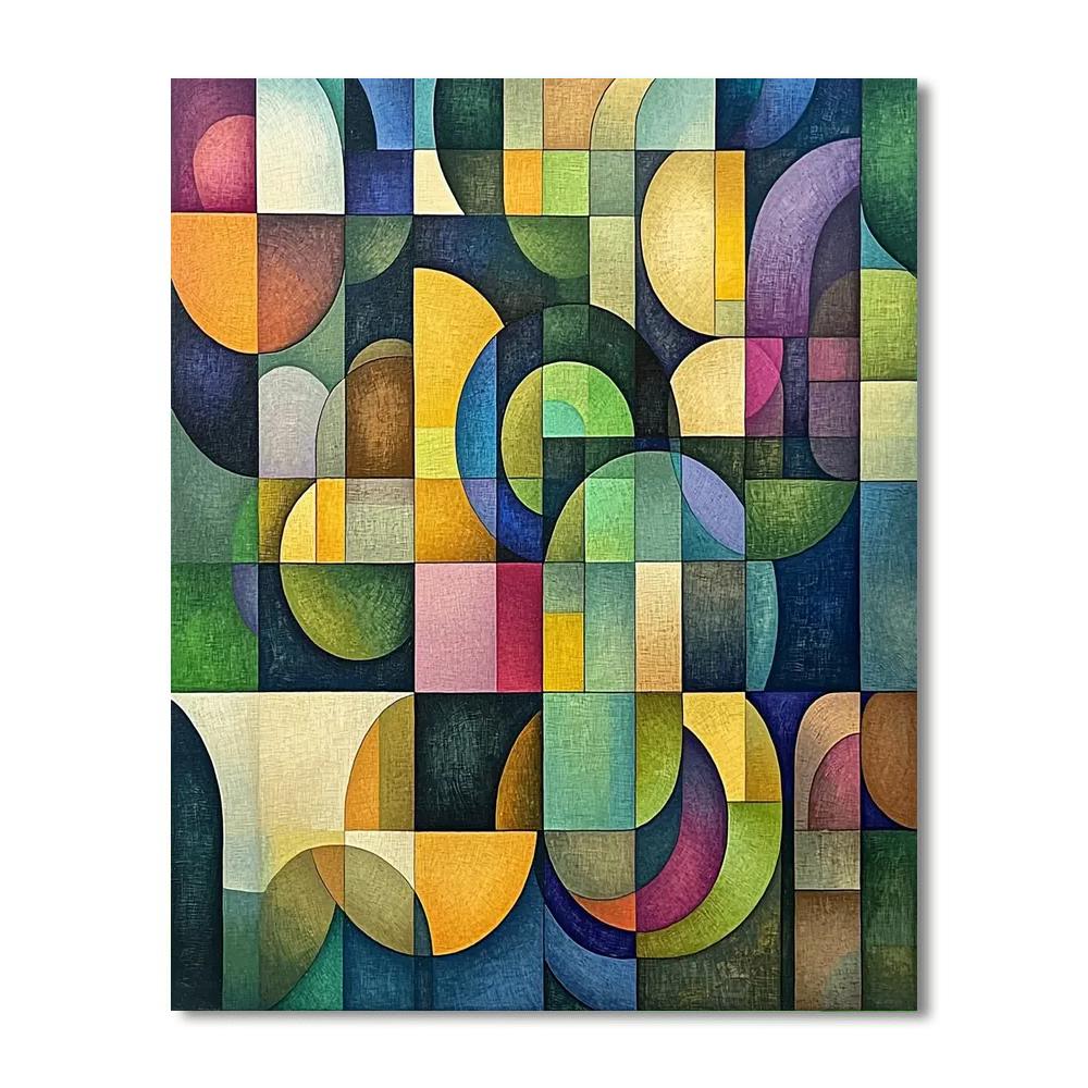 Paul Klee Inspired Symphony Of Forms  Paint By Number