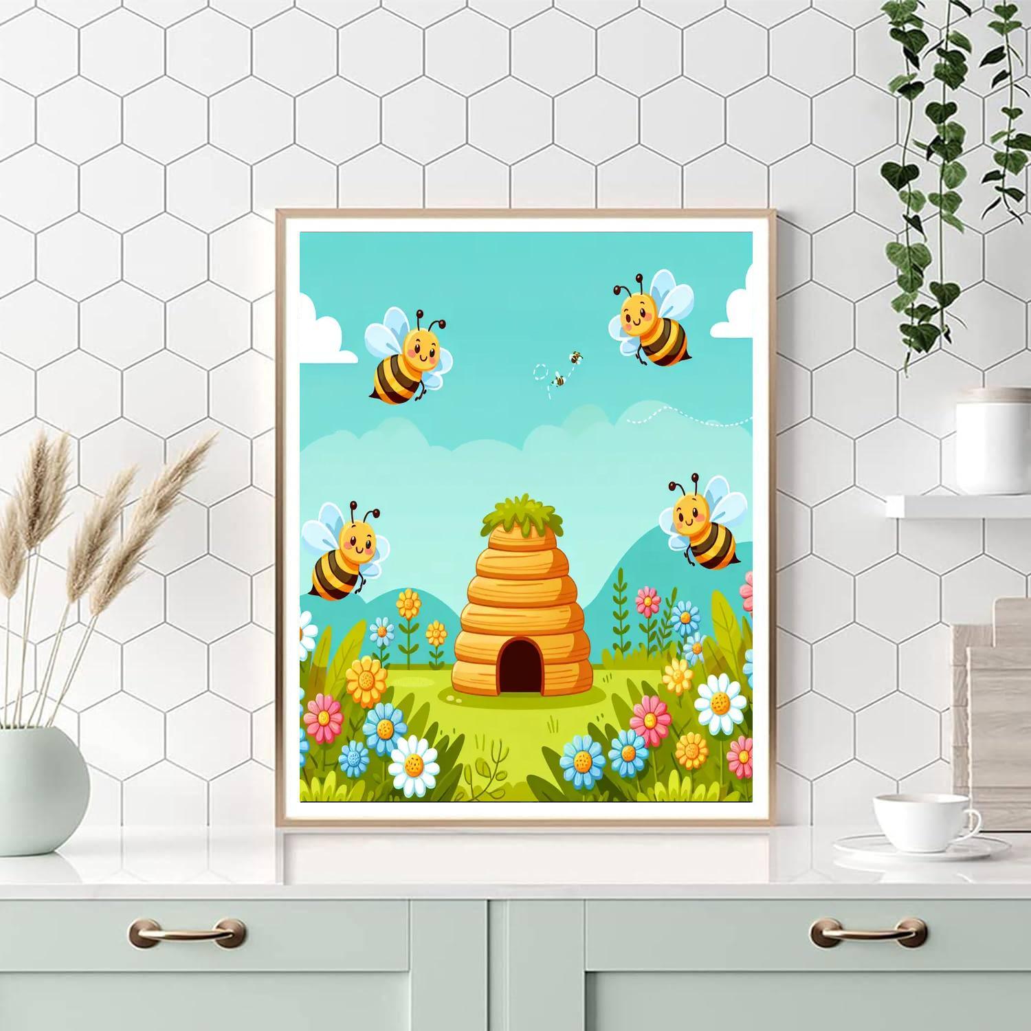 Buzzing Beehive Adventure Paint By Number