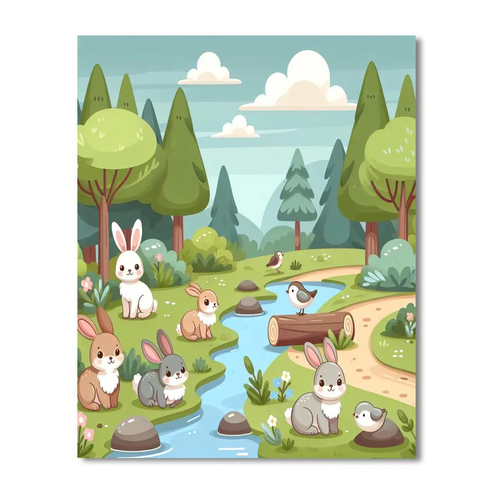 Wild Wilderness Walk Number Painting