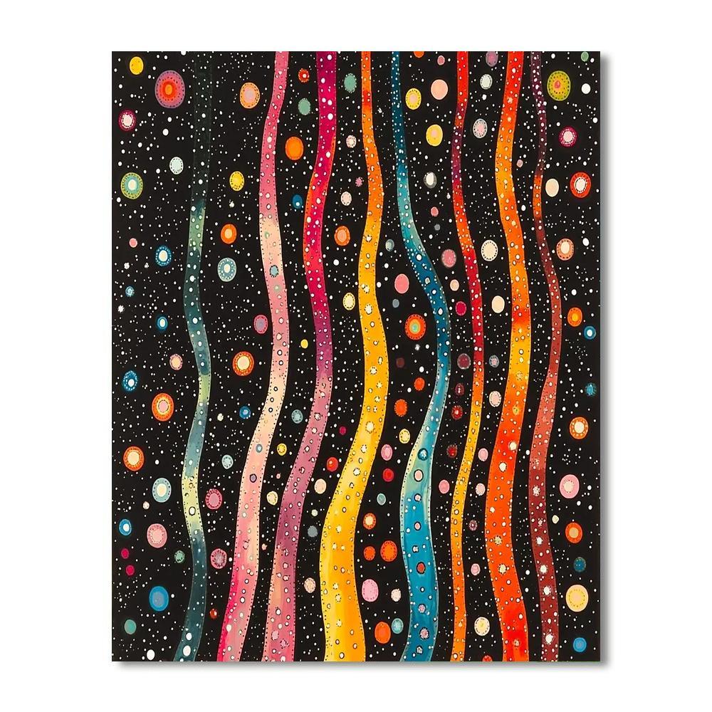 Yayoi Kusama Inspired The Dot Universe  Paint By Numbers Kits