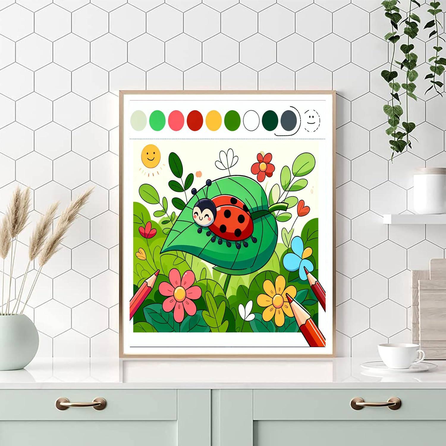 Garden Insect Exploration Numbered Painting Kits