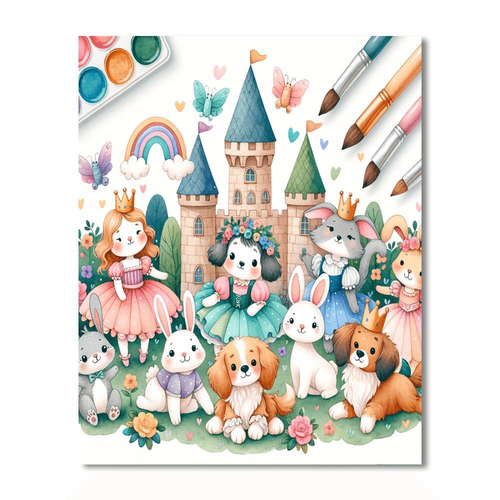 Magical Pet Kingdom Paint By Numbers Kits