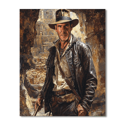 Harrison Ford: The Unyielding Adventurer Of Cinema Paint By Number