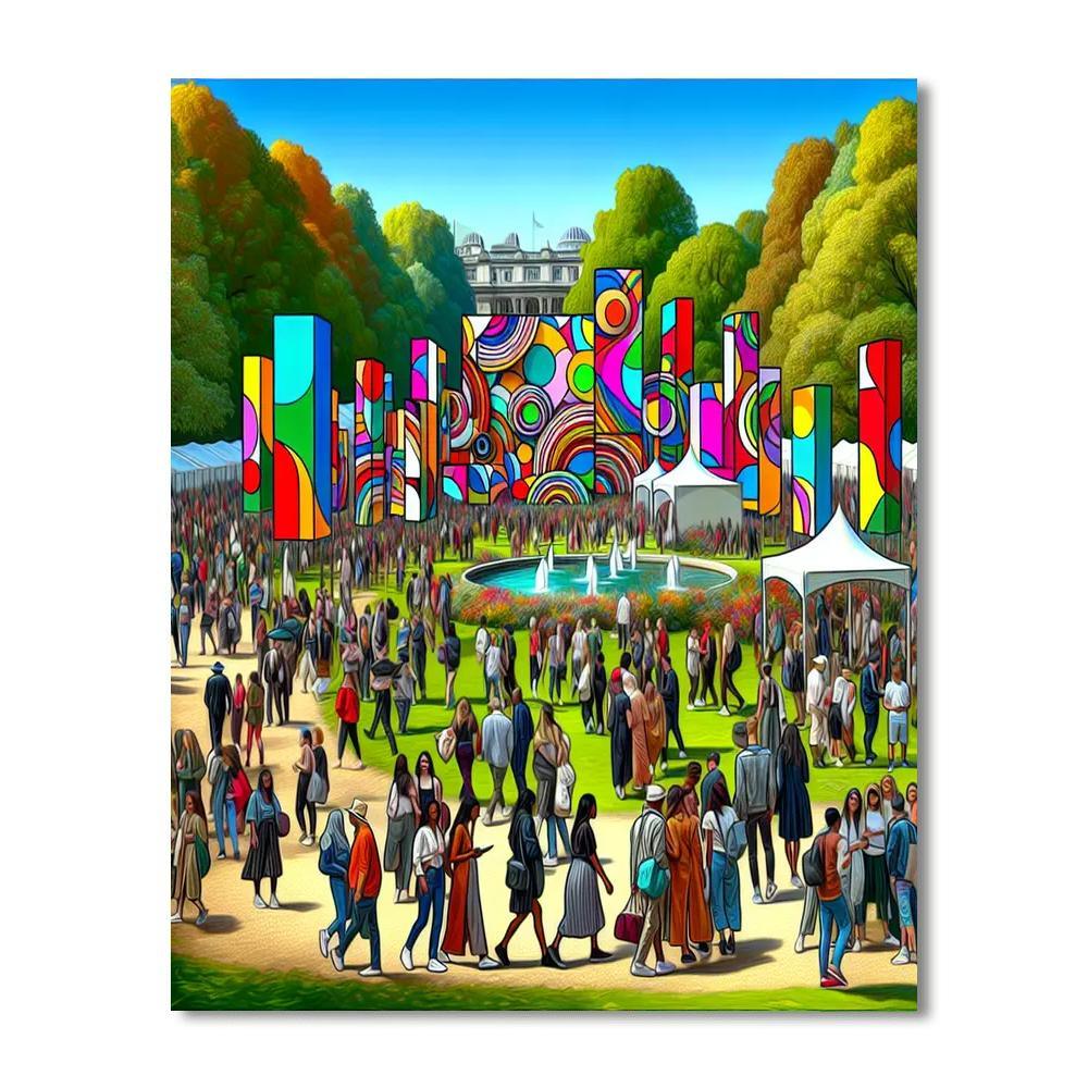 Frieze Art Fair - London, England Numbered Painting Kits