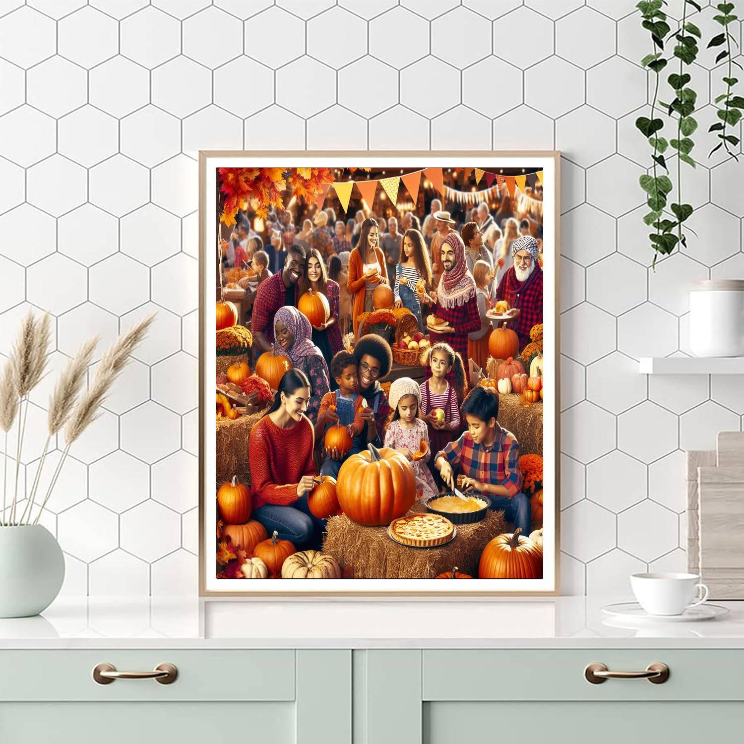 Vibrant Autumn Festival Paint By Numbers Kits