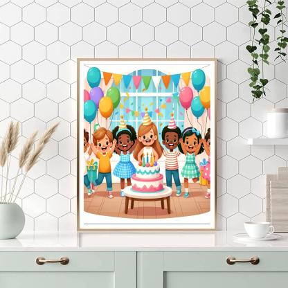 Surprise Party Painting Number Kit