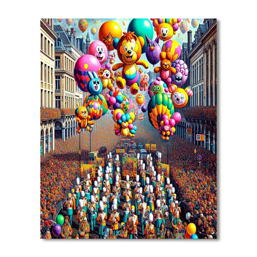Balloon Day Parade - Belgium Paint By Numbers Art
