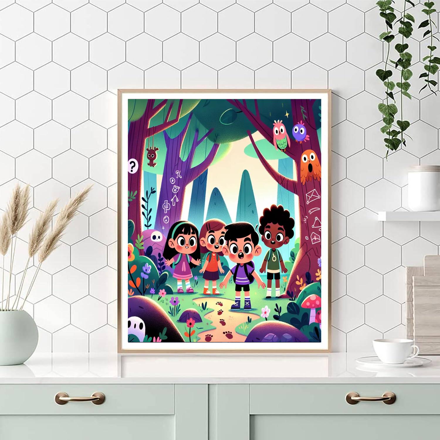 Mystery In The Woods DIY Paint By Numbers