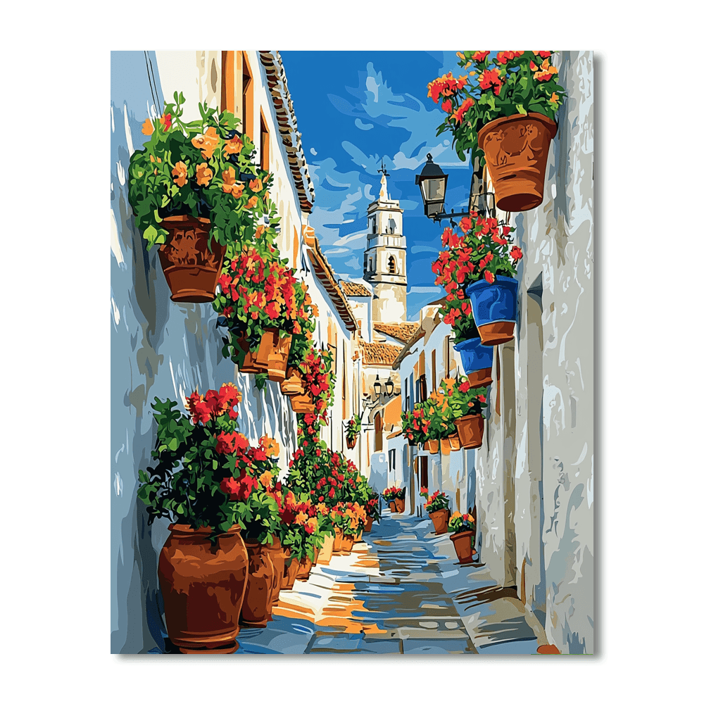 Calleja De Las Flores - Cordoba Paint By Numbers Kits