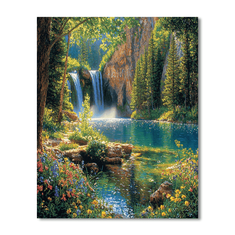 Hanging Lake Paint By Number