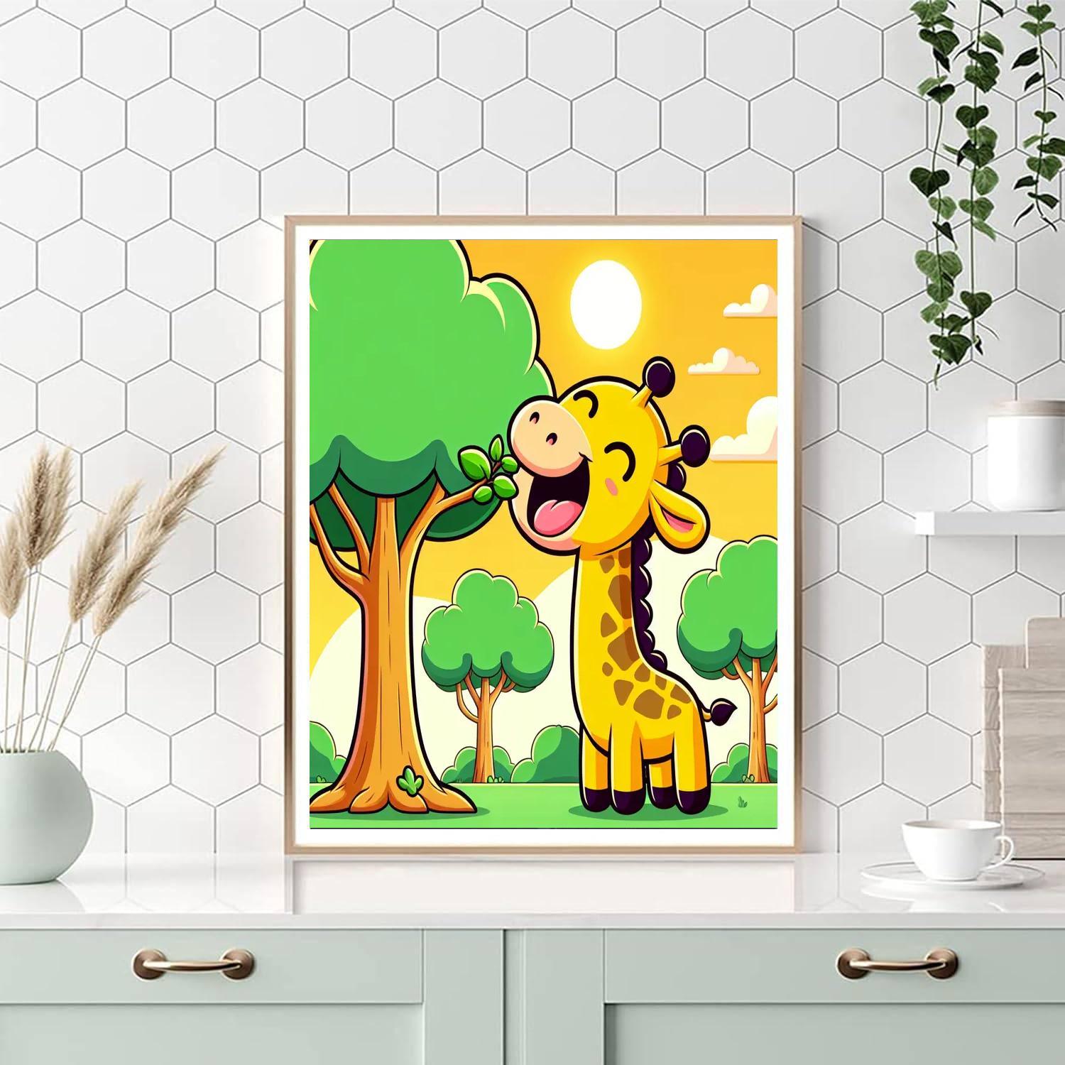 Giggle Giraffe Paint By Numbers Kits