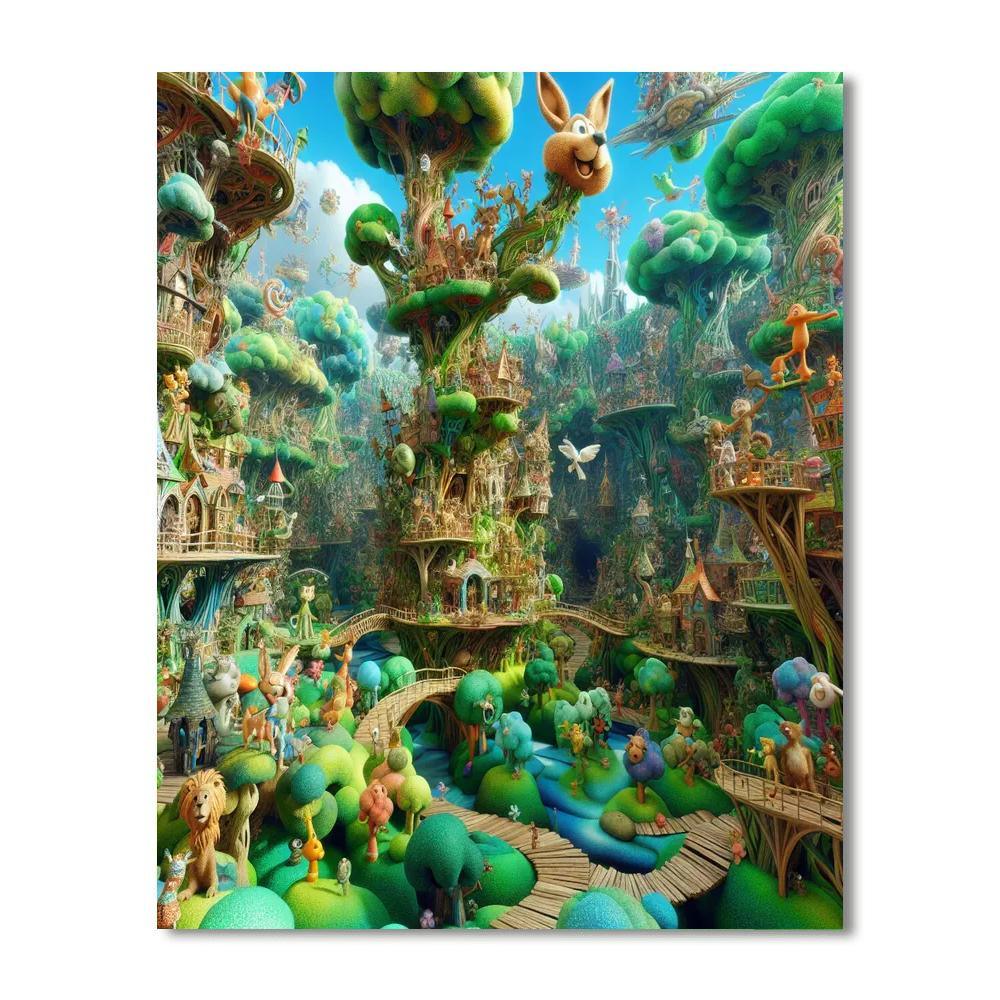 Adventure Land For Little Explorers Numbered Painting Kits