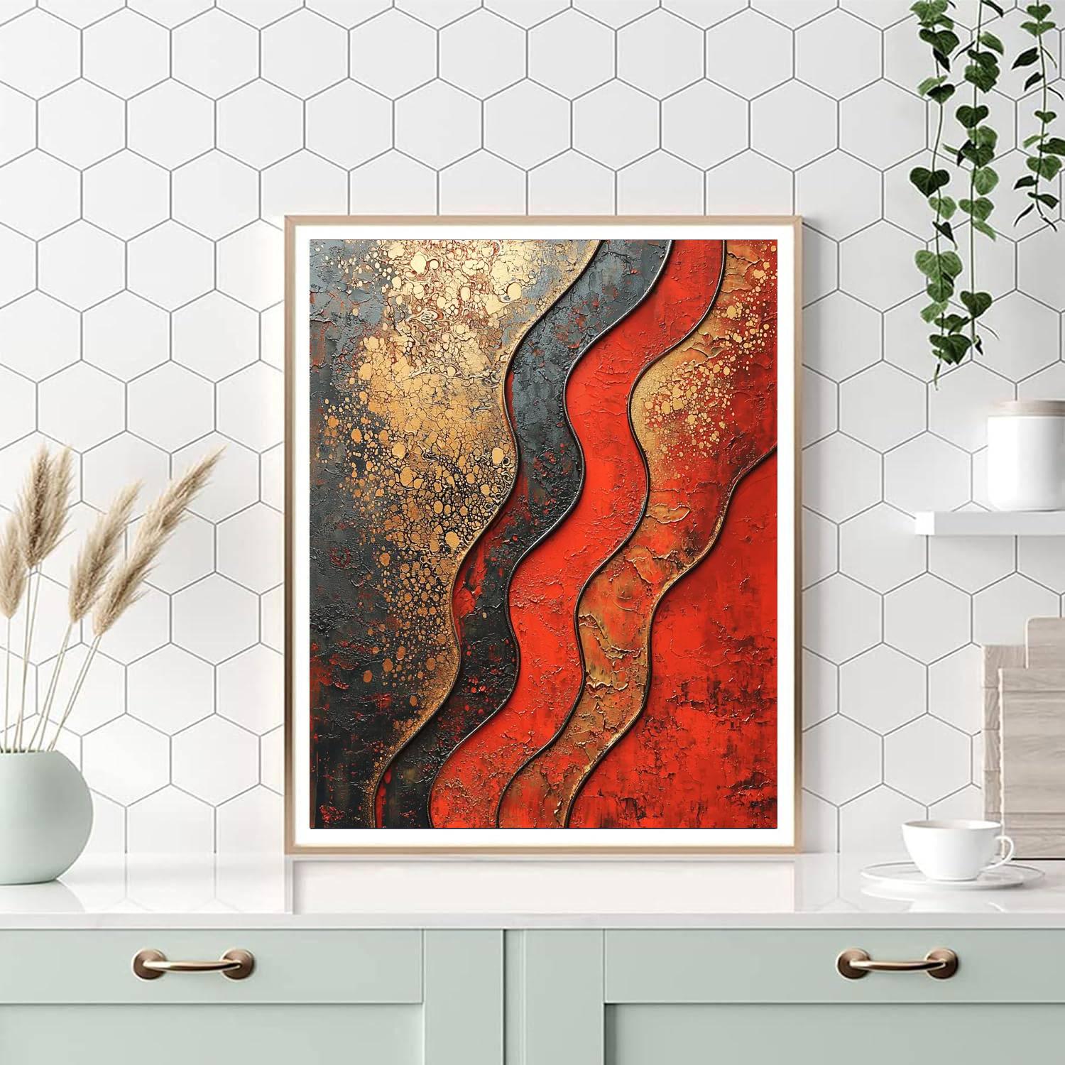 Gustav Klimt Inspired The Flow Of Emotion  Paint By Numbers Art