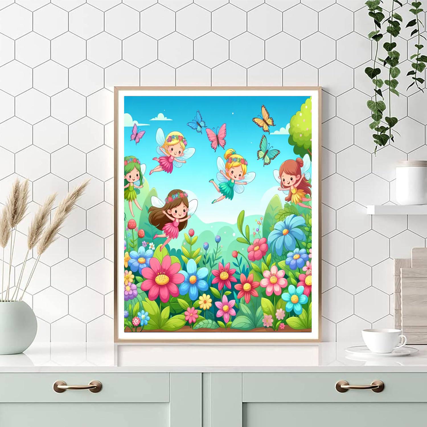 Garden Fairy Tales DIY Paint By Numbers