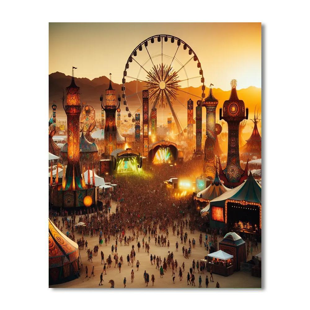 Coachella Valley Music And Arts Festival - Indio Paint By Number