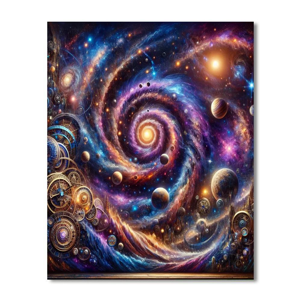 Celestial Voyage Through Time DIY Paint By Numbers