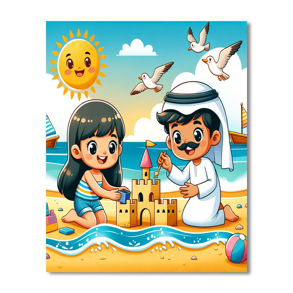 Beach Day Fun Numbered Painting Kits