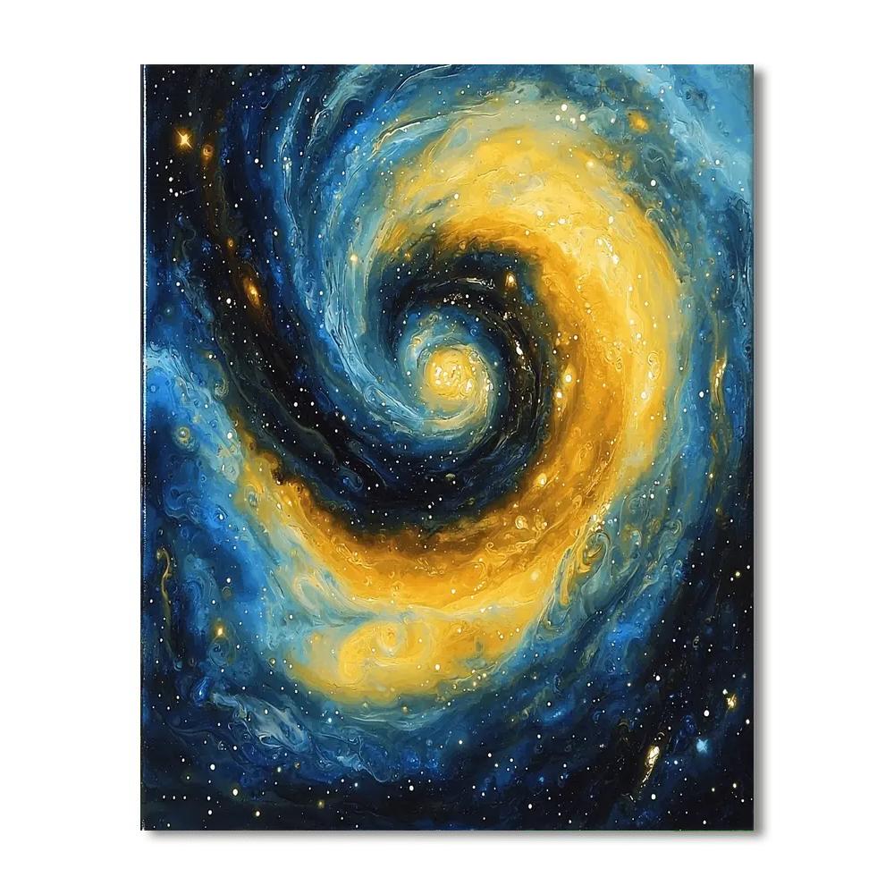 Joan Miró Inspired Cosmic Explorations  Paint By Numbers Art