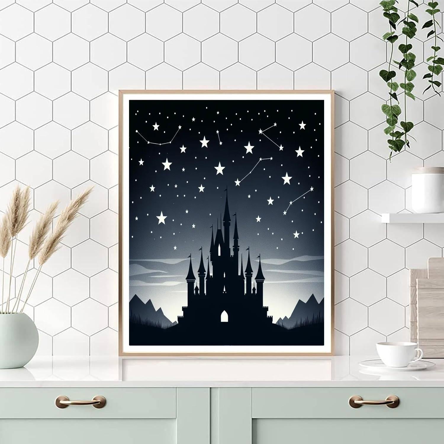 Starry Fairytale Number Painting