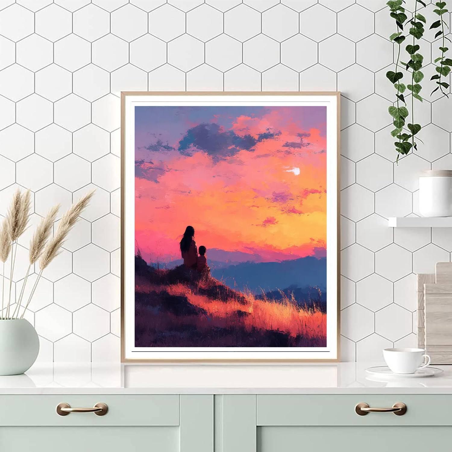 Cherished Moments At Sunset Paint By Numbers Kits