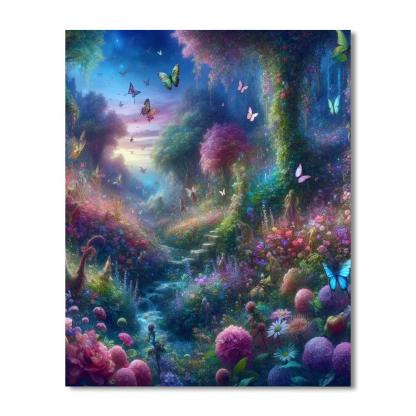 Mystical Garden Glimpse Paint By Number
