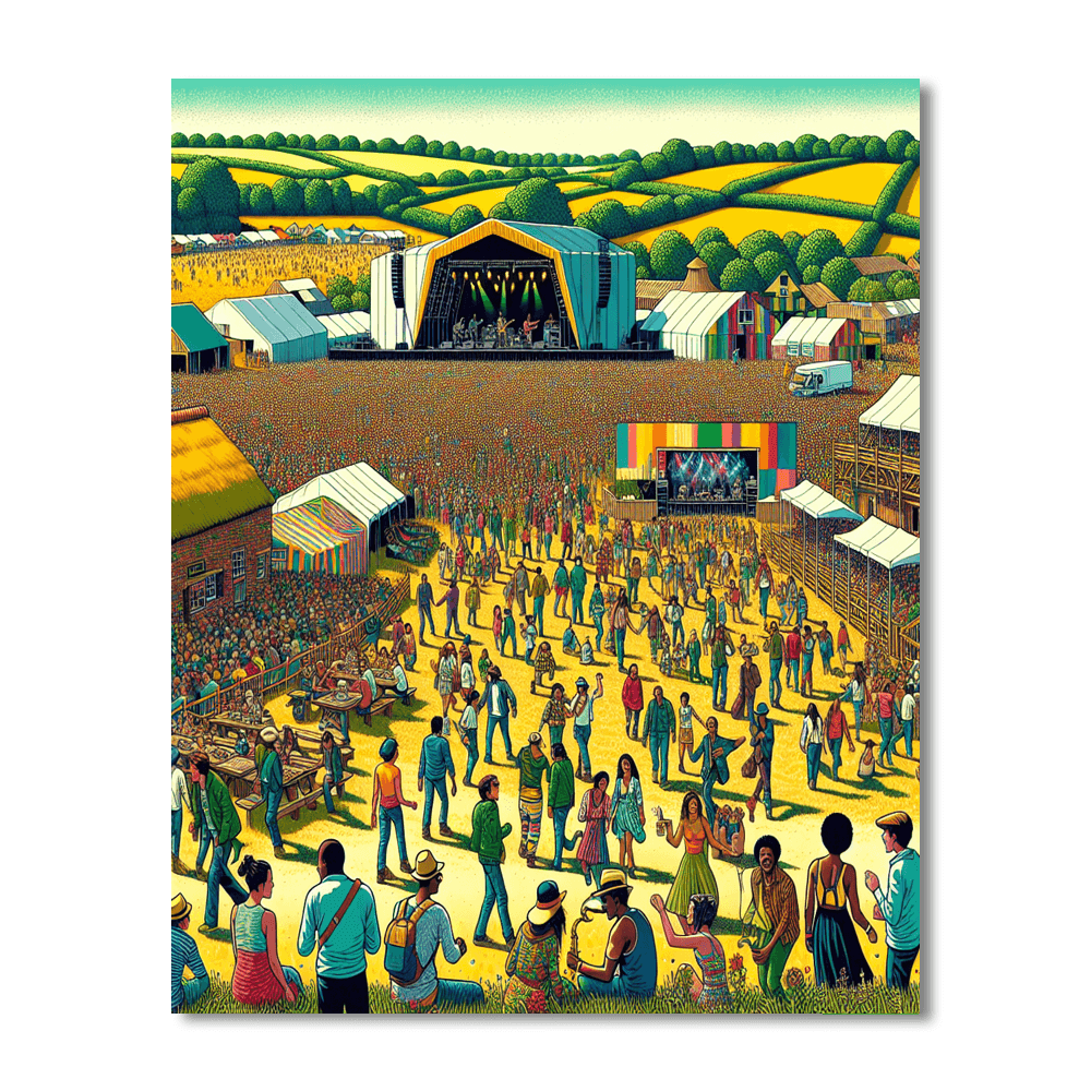 Bonnaroo - Usa Number Painting