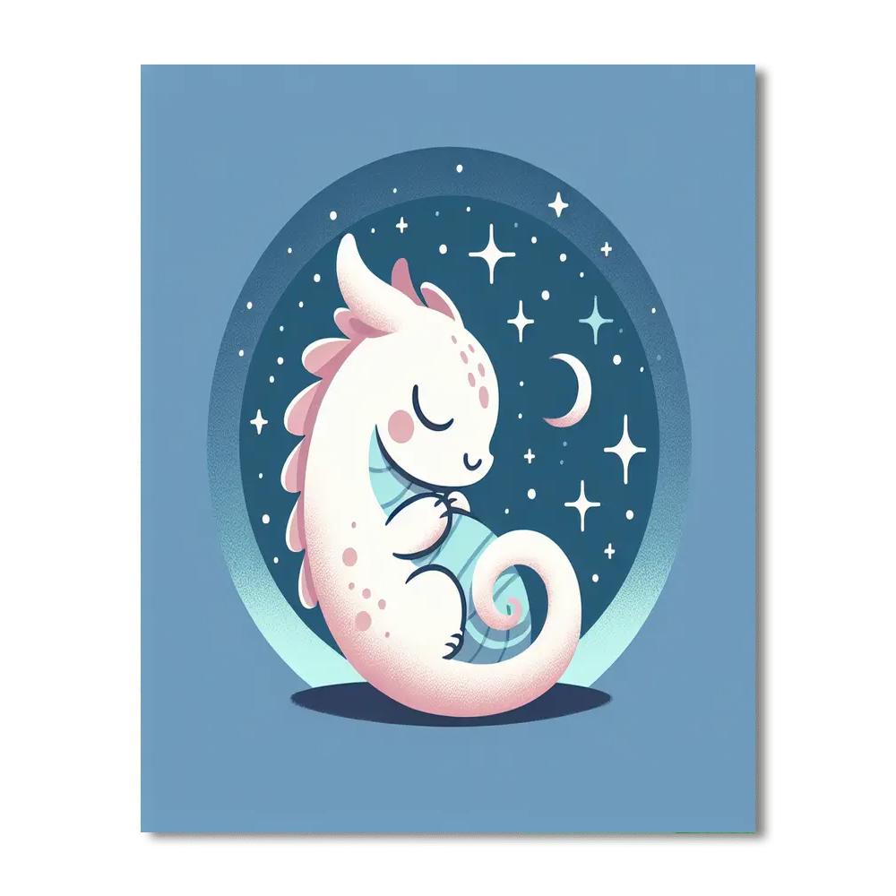 Dreamland Dragon Slumber Painting Number Kit
