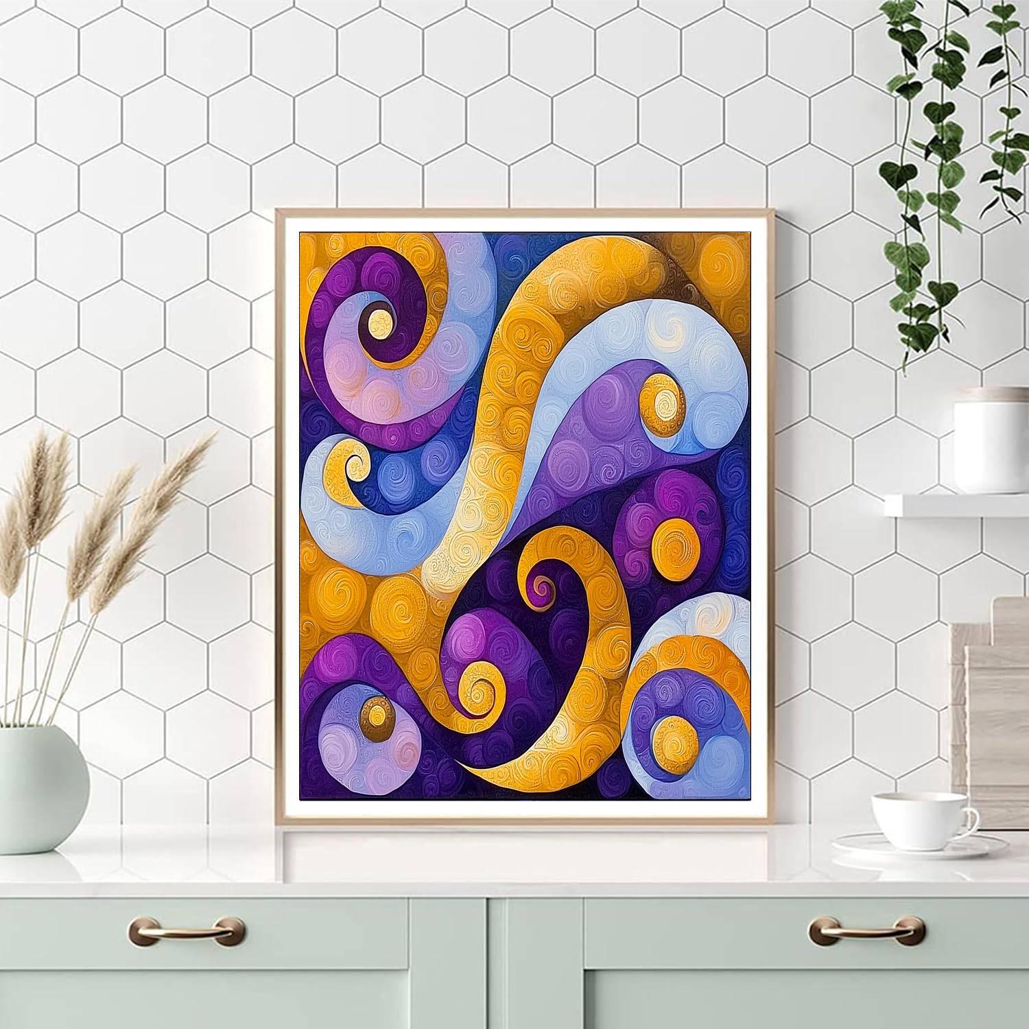 Gustav Klimt Inspired Dreamscape Motifs  Paint By Numbers Art