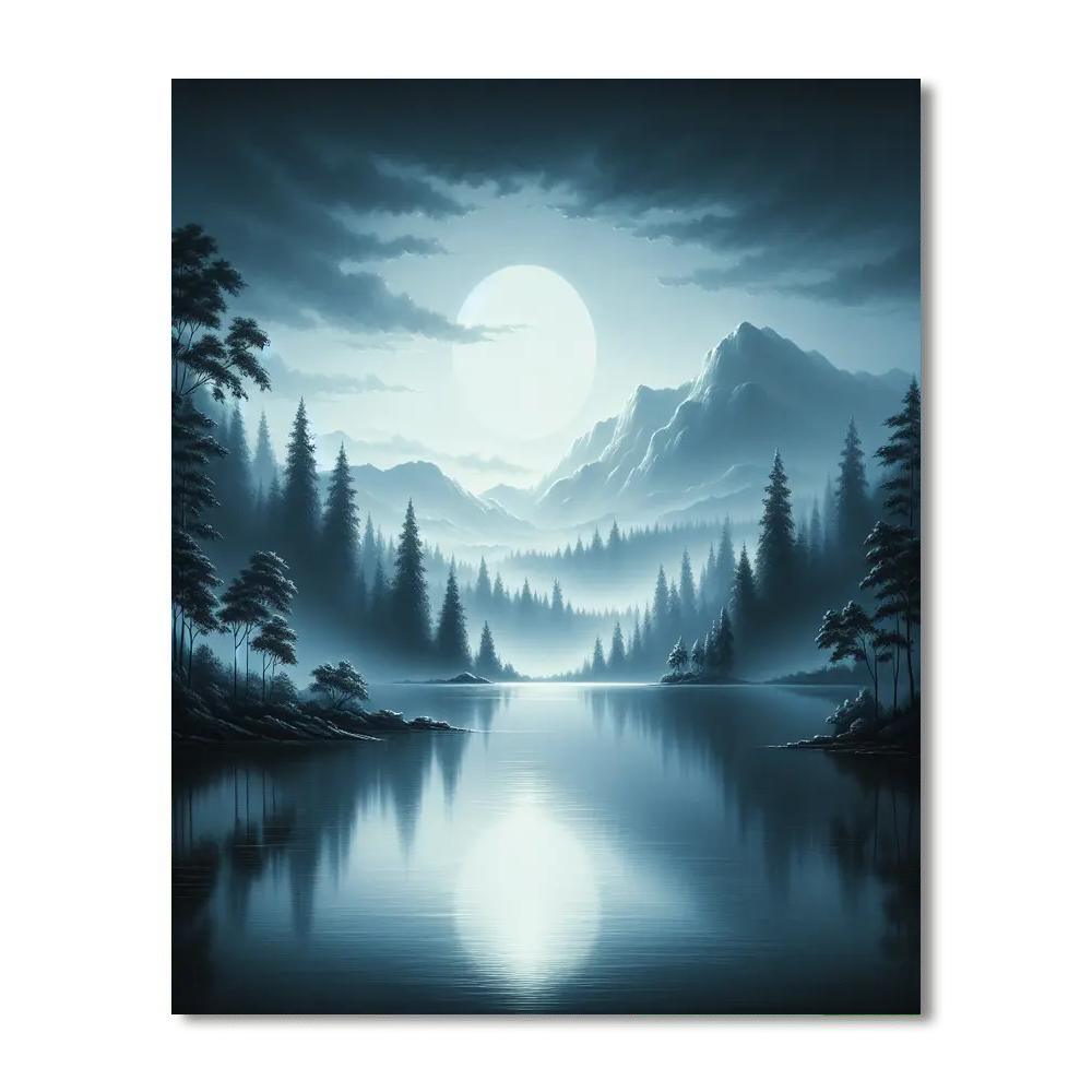 Moonlit Nights Painting By Numbers Kit