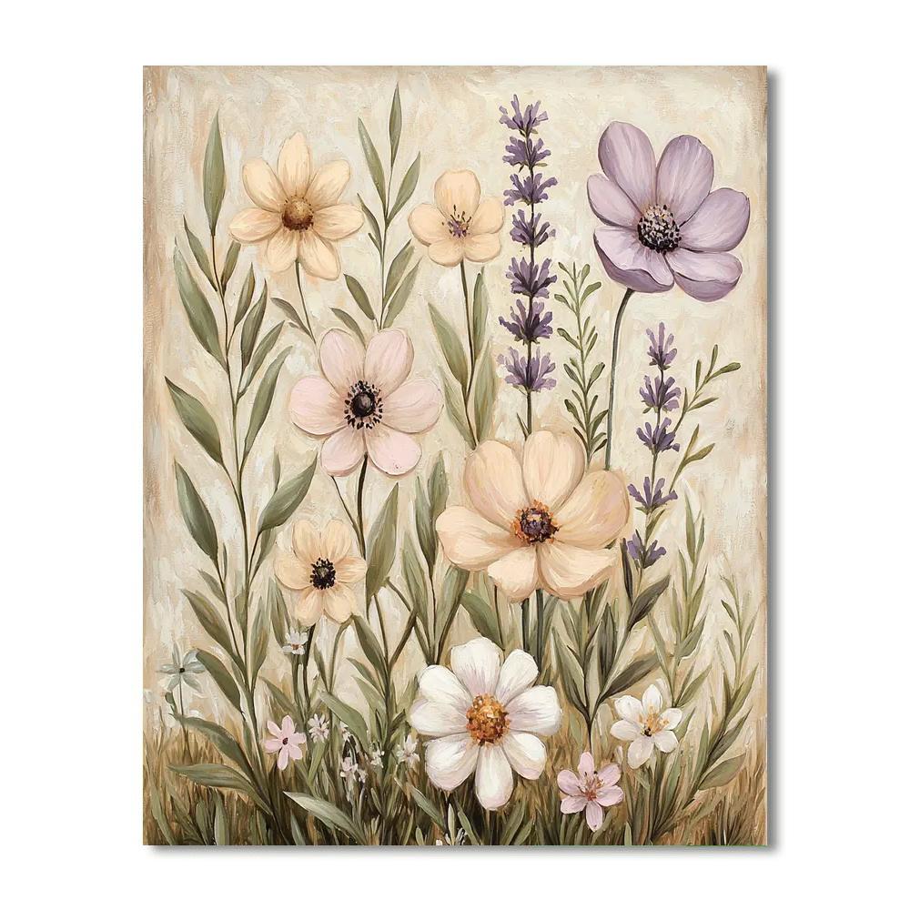 Leonardo Da Vinci Inspired Dreams In Flora  DIY Paint By Numbers