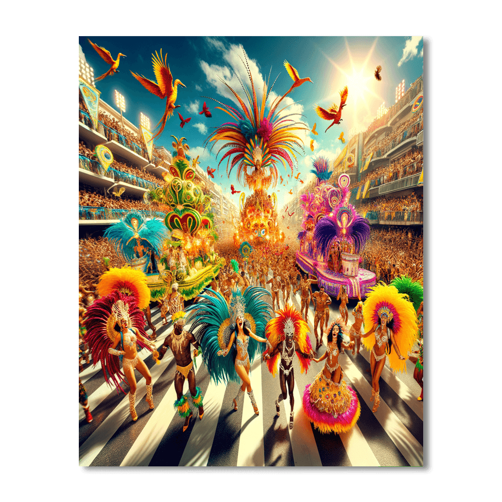 Karnaval - Rio De Janeiro, Brazil Paint By Numbers