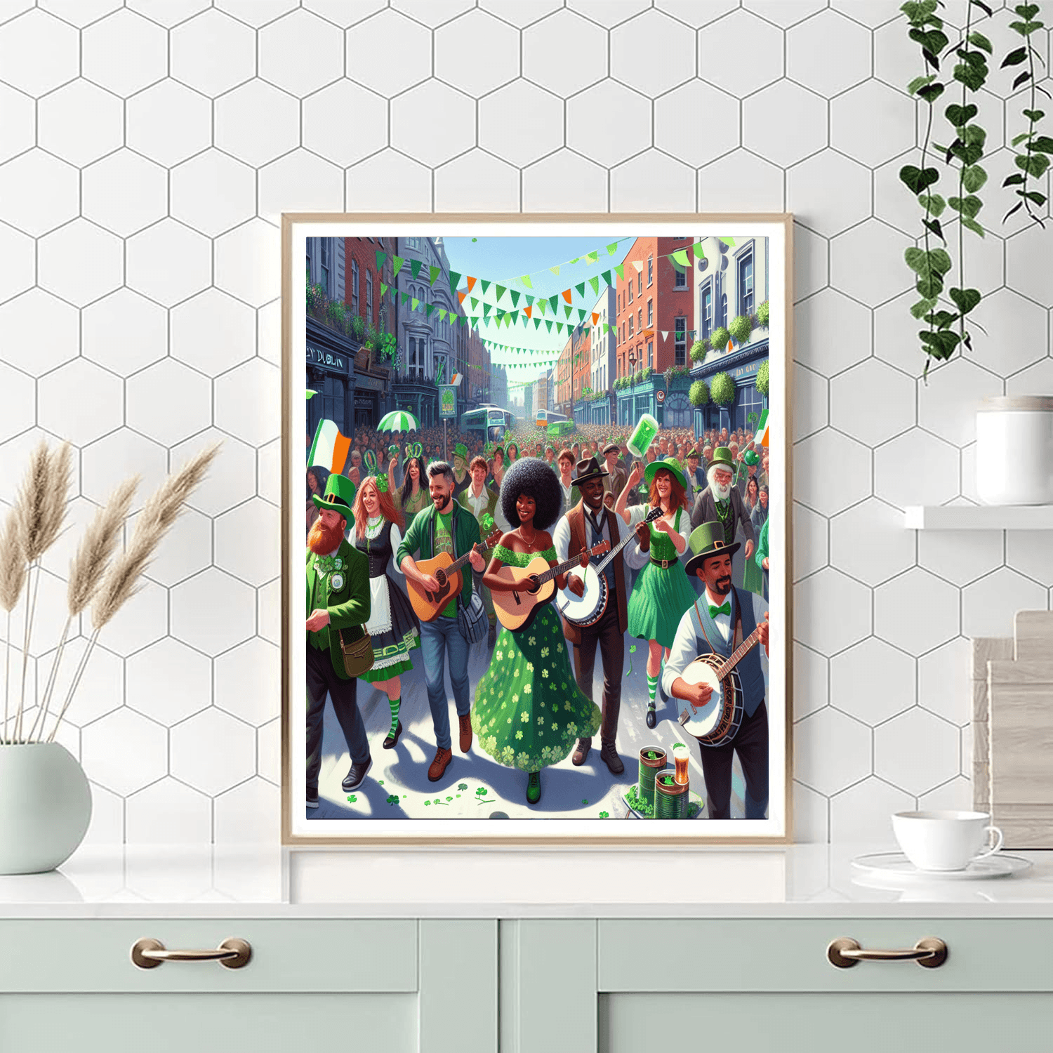 St. Patrick's Day Festival - Dublin, Ireland Number Painting