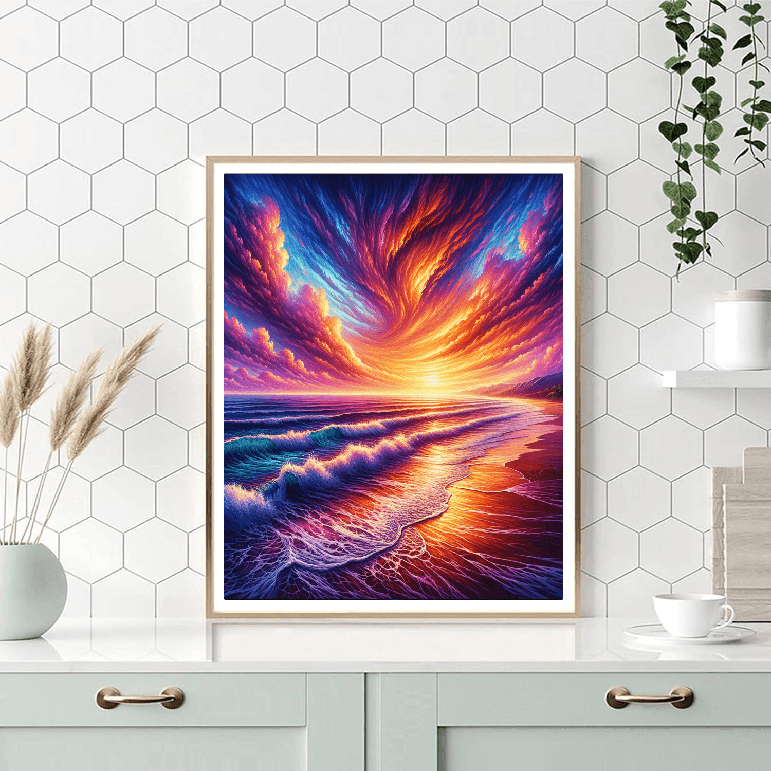 Stunning Coastal Landscape DIY Paint By Numbers