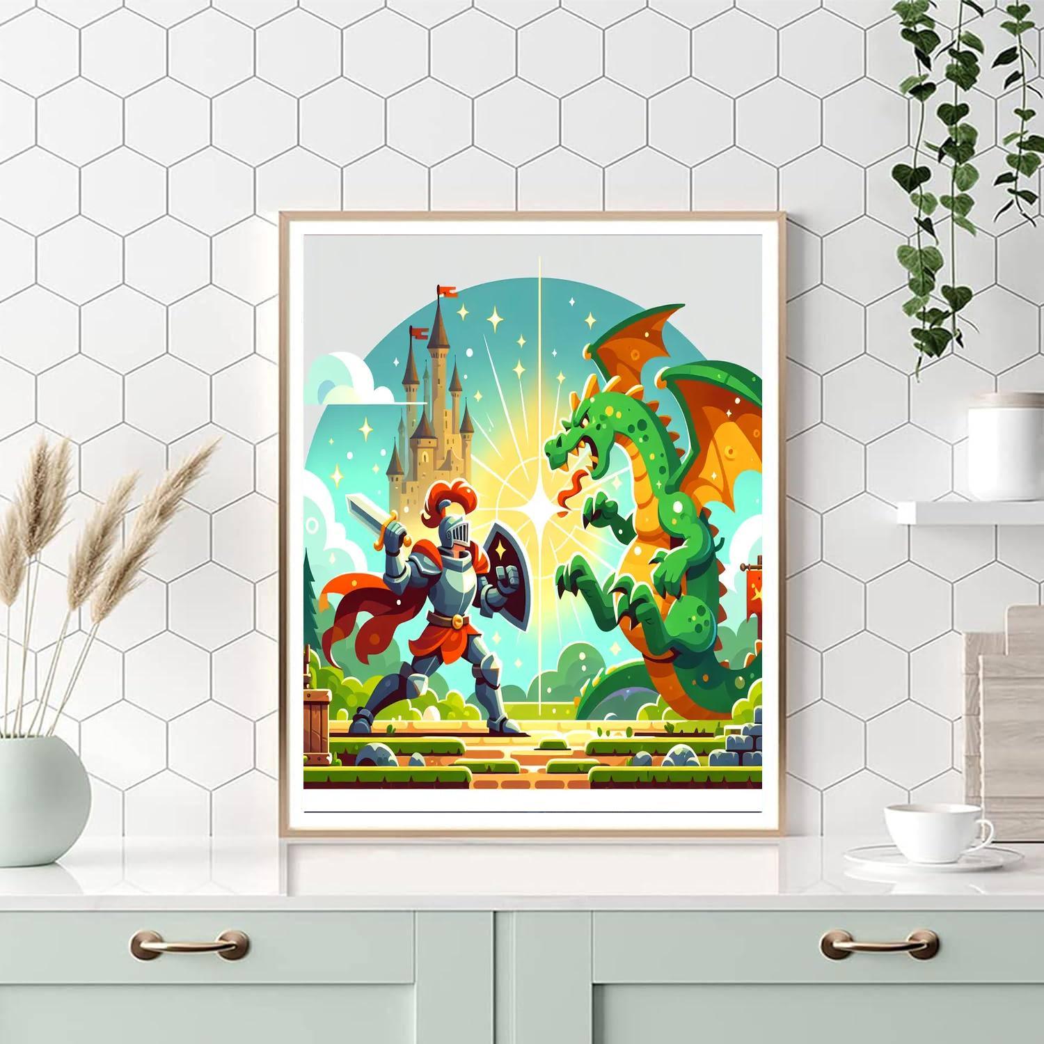 Epic Hero's Journey DIY Paint By Numbers