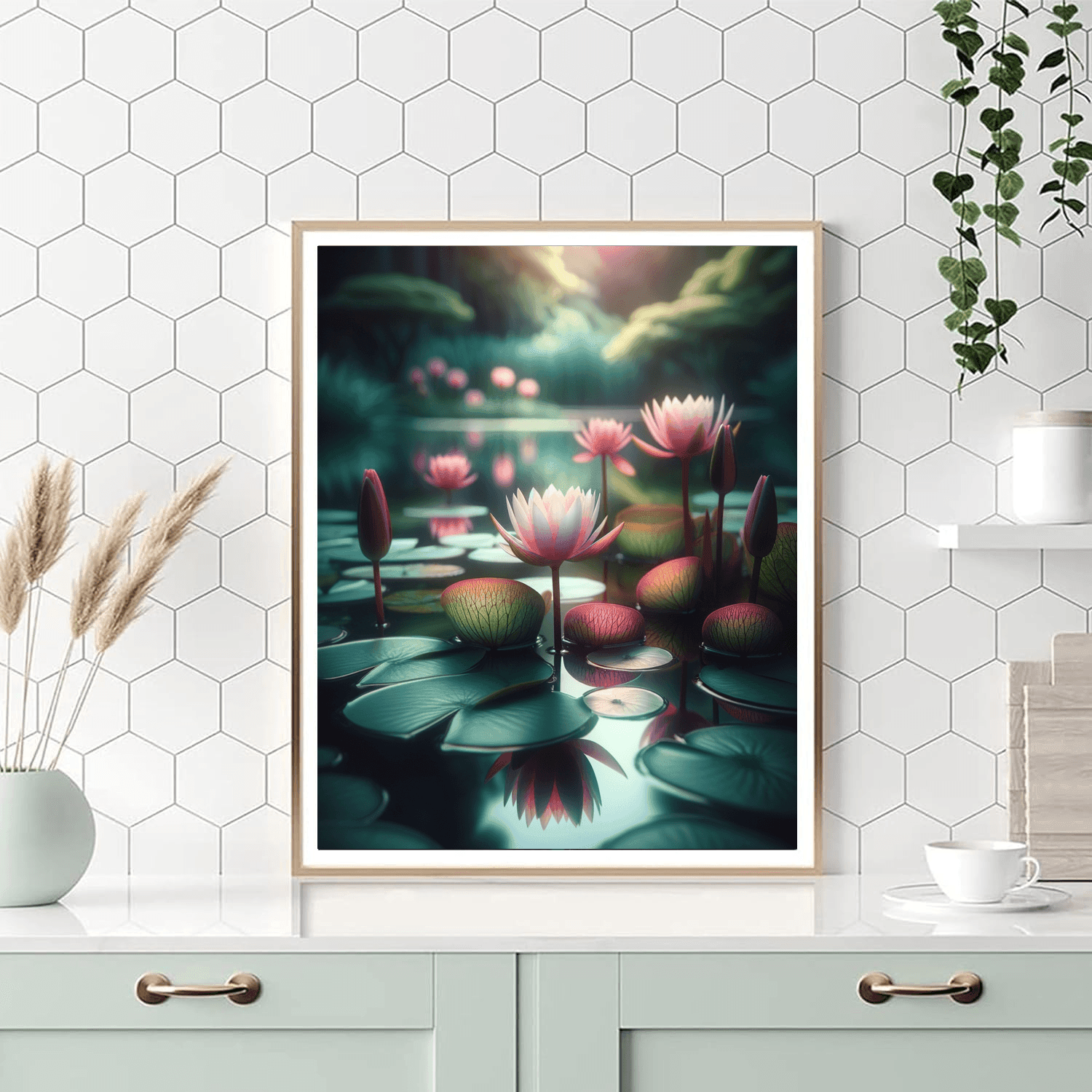 Serenity Among The Lilies Paint By Numbers