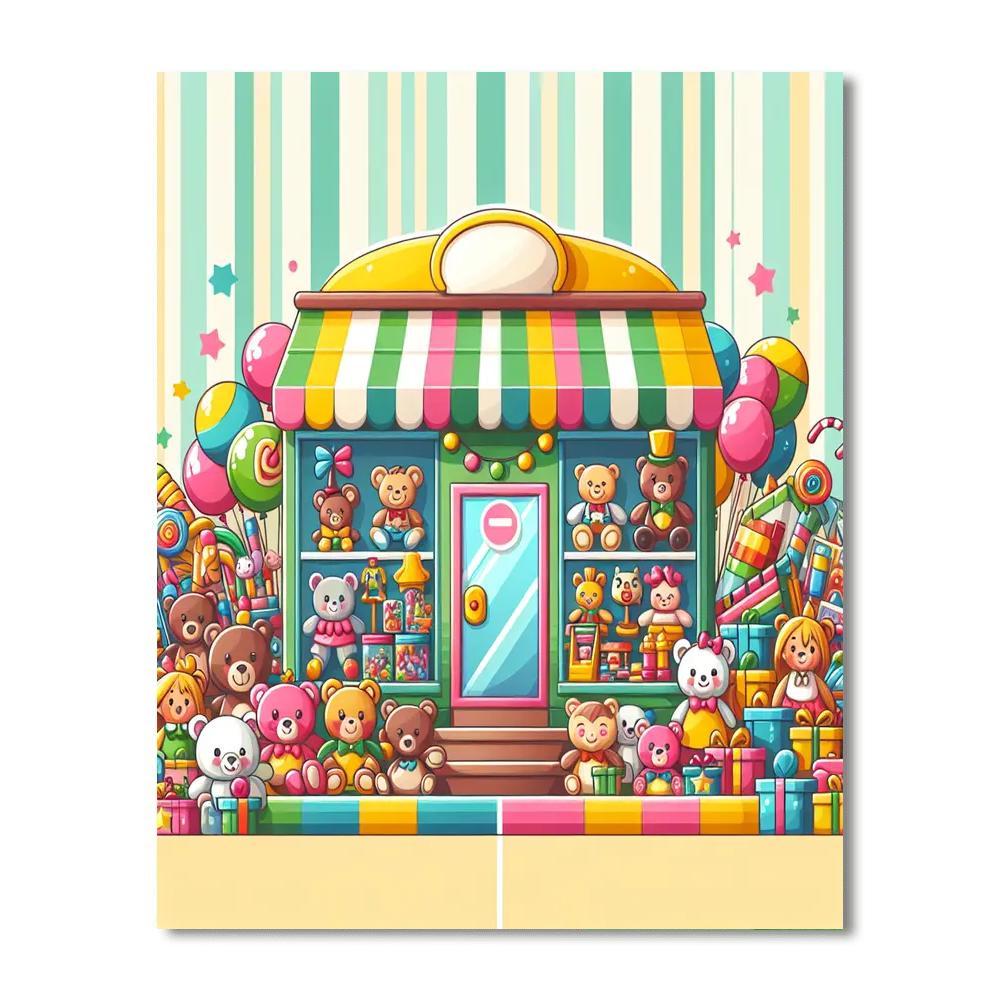 The Magical Toy Store DIY Paint By Numbers