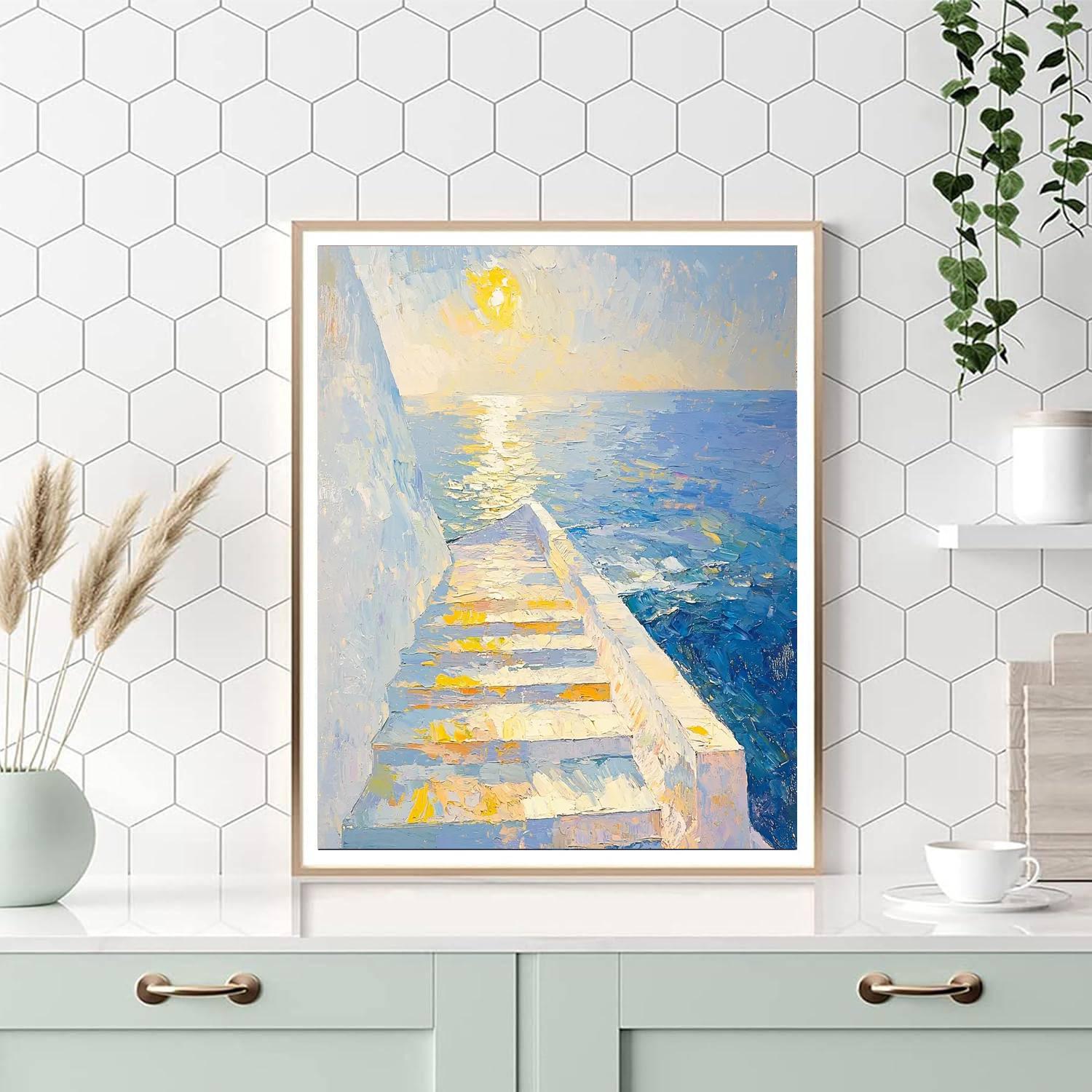 Paul Cézanne Inspired Transcendent Light  Paint By Numbers Kits
