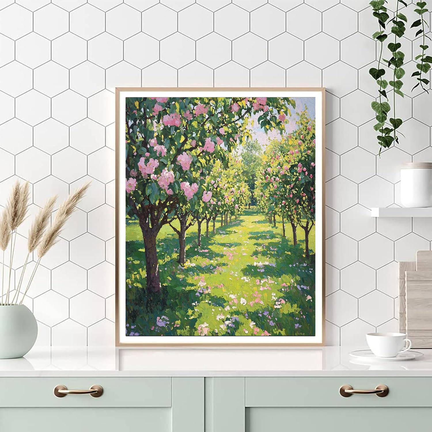 Paul Cézanne Inspired Timeless Orchard  DIY Paint By Numbers