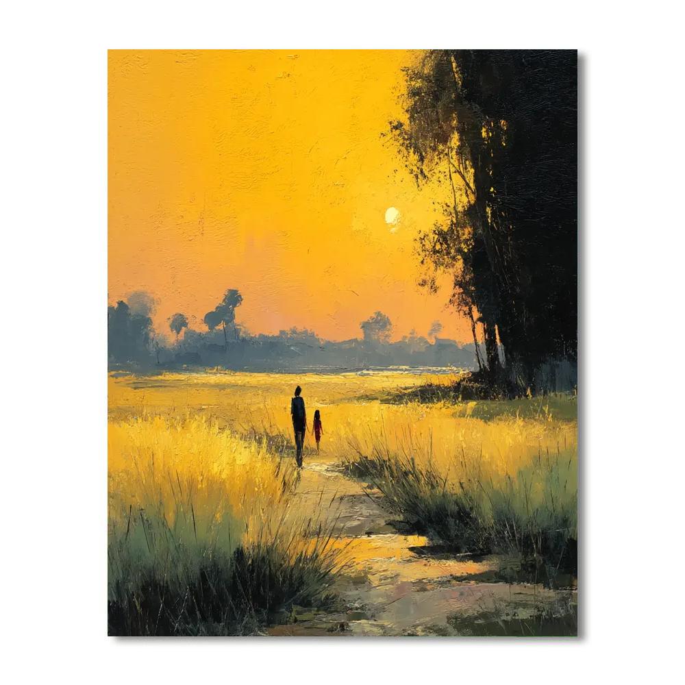 Pastoral Promenade Paint By Color