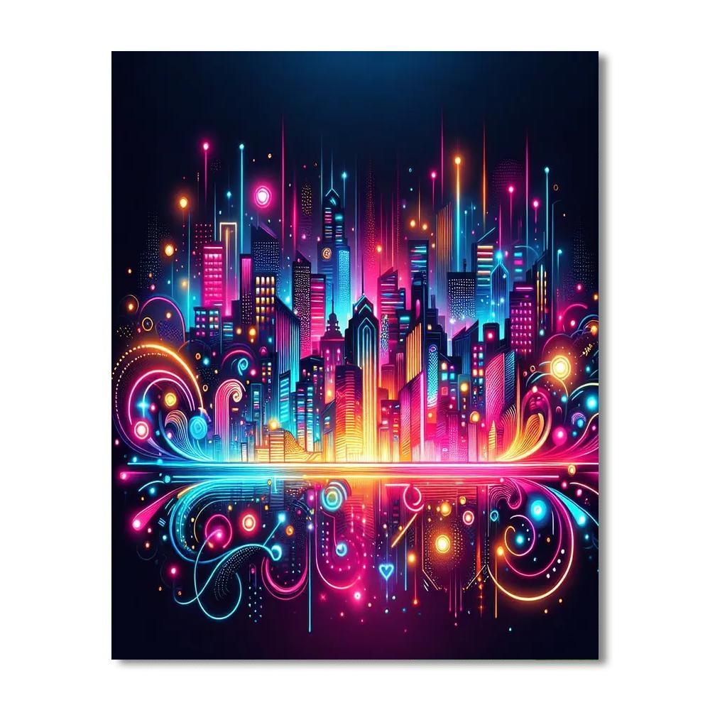 Luminous Neon Fantasy Paint By Color