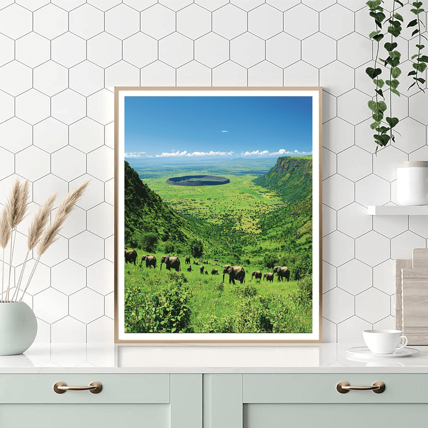 Ngorongoro Crater DIY Paint By Numbers