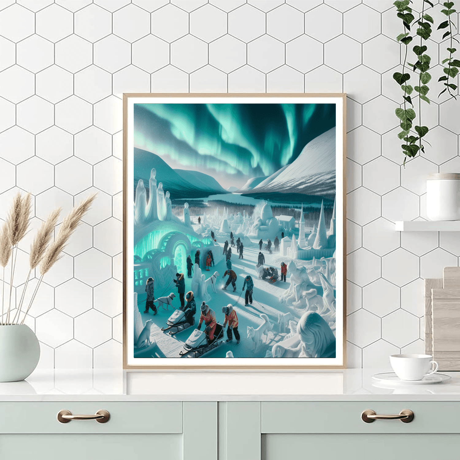 Kiruna Snow Festival - Sweden Paint By Number