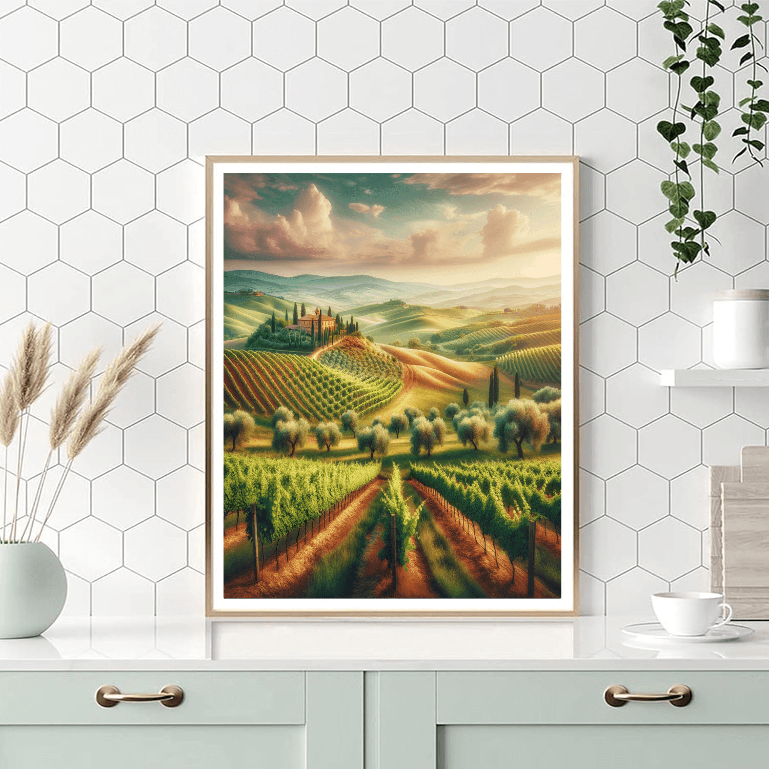 Tuscan Vineyard Dreams Paint By Numbers