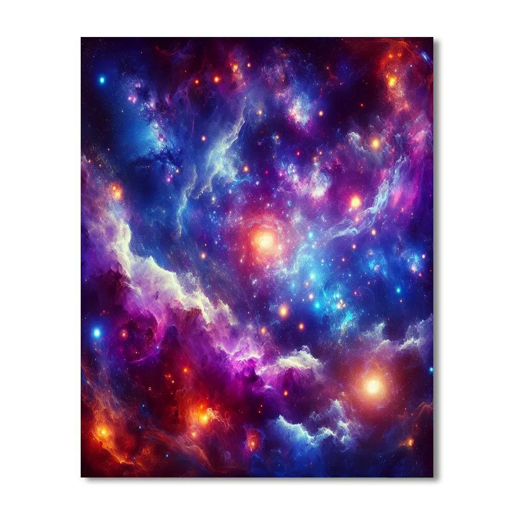 Galactic Wonderworld Painting By Numbers Kit