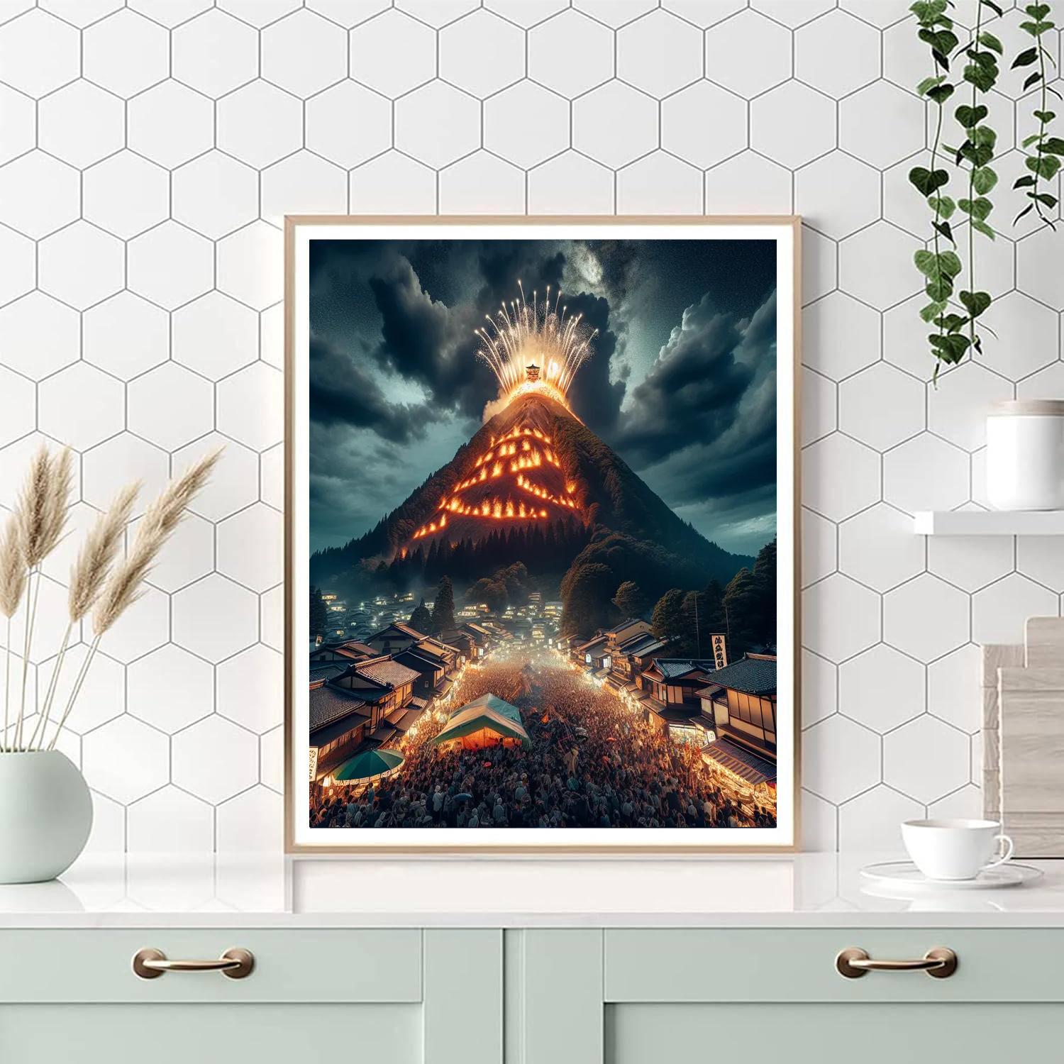 Wakakusa Yamayaki Festival Paint By Number