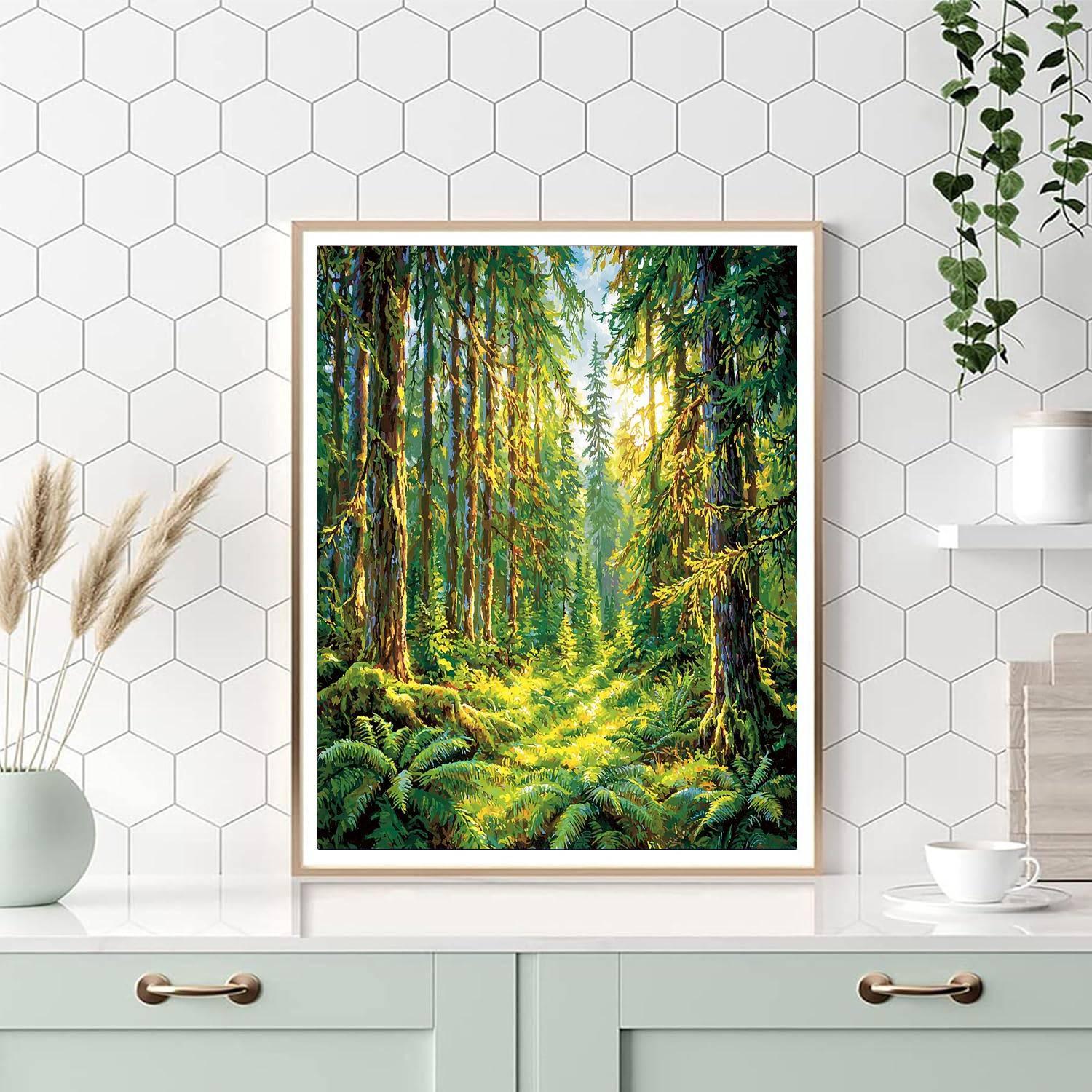 Hoh Rainforest - United States Numbered Painting Kits