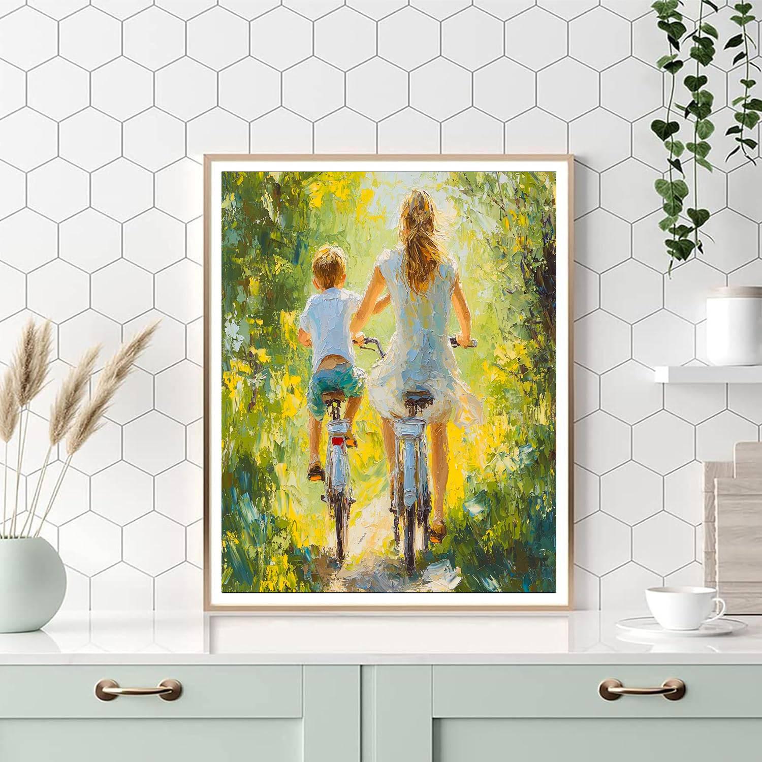 Motherly Guidance Number Painting