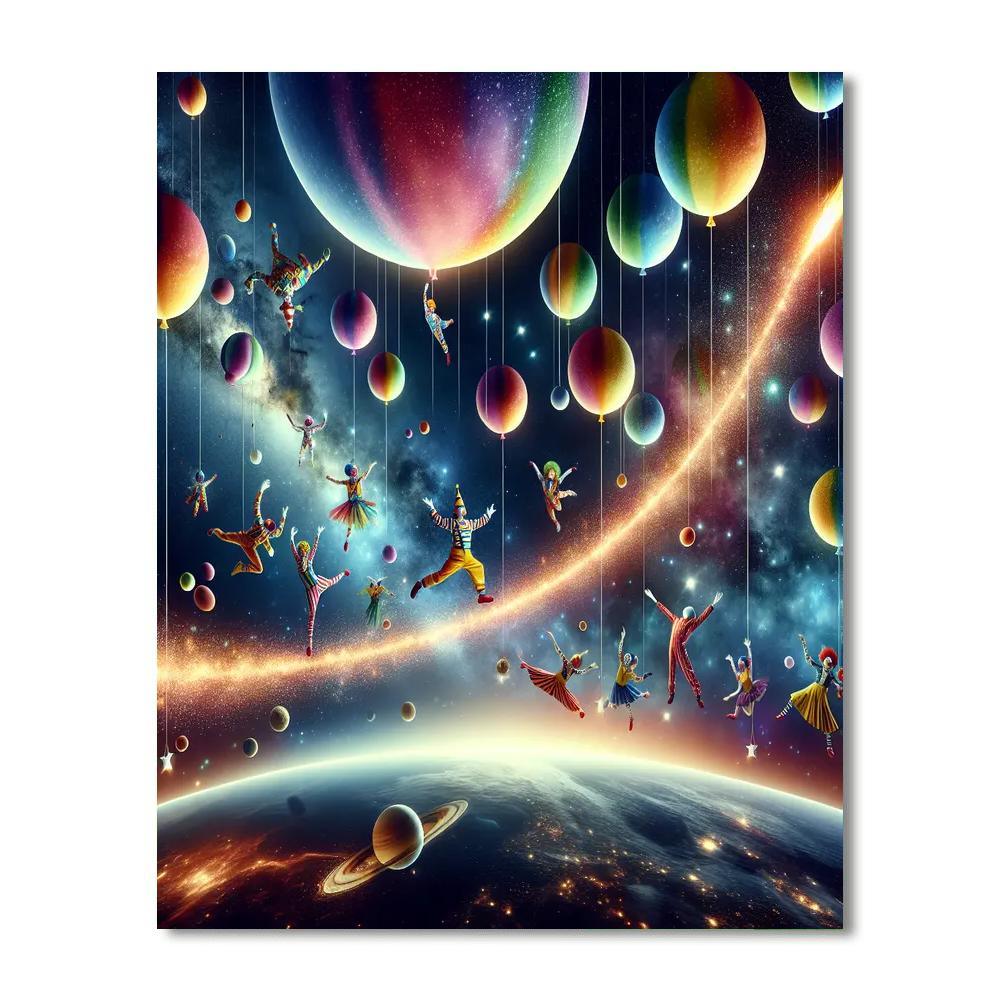 Cosmic Circus For Little Stars Numbered Painting Kits