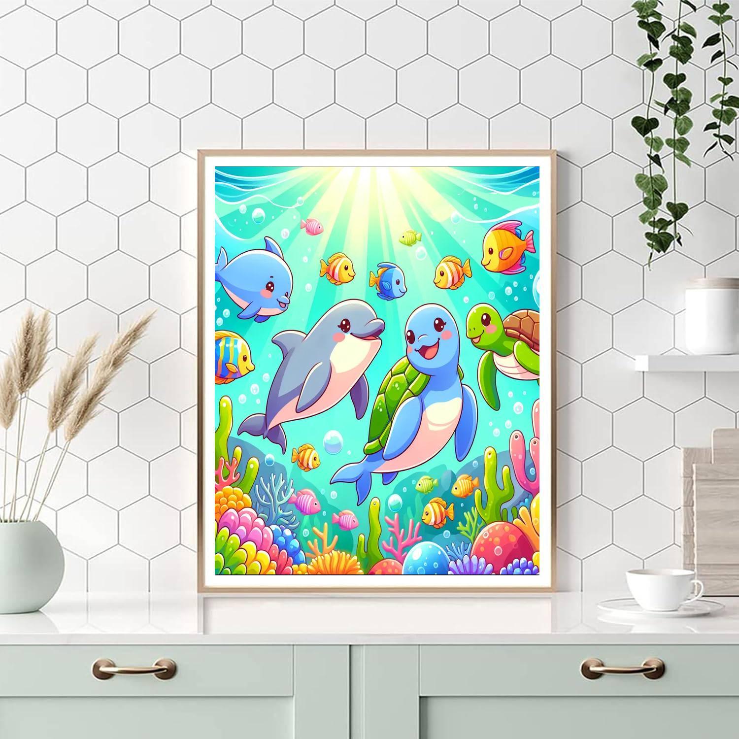 Charming Ocean Odyssey Paint By Numbers Kits